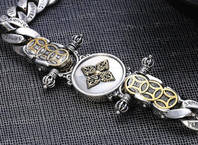 Pulsera Pixiu Vajra Giratoria Retro para Hombre - Image 20