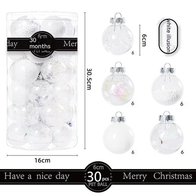 Pack 30 Esferas Navideñas Transparentes para Árbol - Image 4