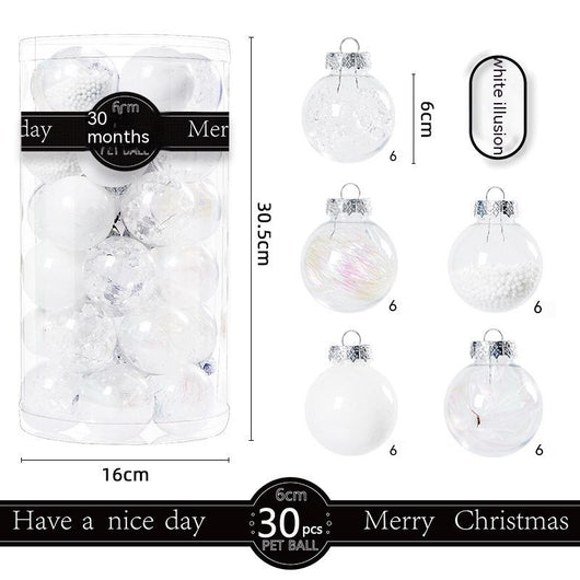Pack 30 Esferas Navideñas Transparentes para Árbol - Image 4