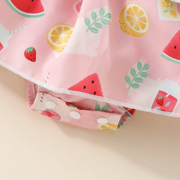 Enterizo de Verano para Bebé Niña - Diseño Ajustable para Gateo