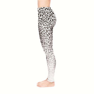 Pantalones Estampado Leopardo Blanco y Negro - Image 9