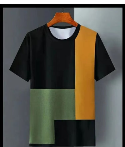 Camiseta Manga Corta Ice Silk para Hombre - Verano - Image 12