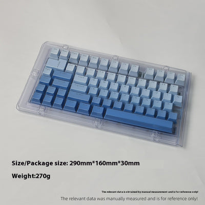 Keycaps Mecánicos PBT Degradado Azul Cielo con Grabado Luminoso - Image 17