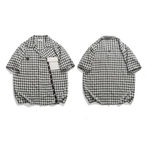 Camisa Cuadros Holgada Deportiva Unisex - Estilo Casual Moderno