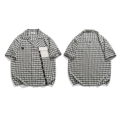 Camisa Cuadros Holgada Deportiva Unisex - Estilo Casual Moderno - Image 2