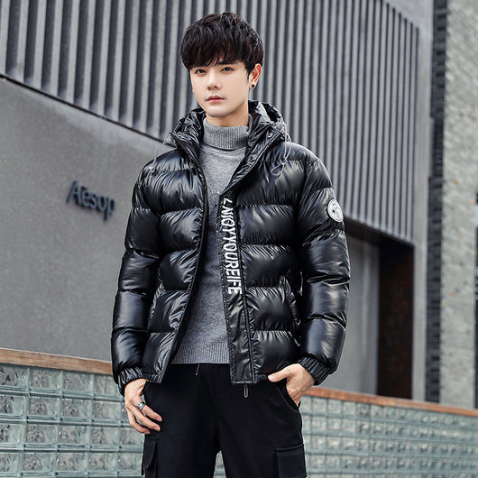Chamarra Acolchada Brillante para Hombre - Image 8