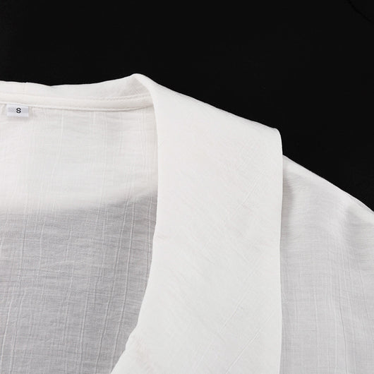 Blusa Elegante con Mangas Abullonadas y Volantes - Image 16