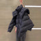 Chaqueta Acolchada de Algodón Premium - Negra Gruesa