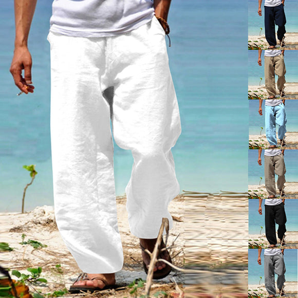 Pantalones Rectos Anchos Hip Hop Light para Hombre