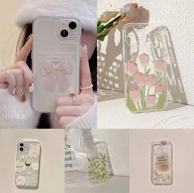 Funda Protectora Transparente para Celular - Diseño Adorable - Image 3