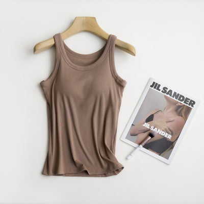 Camiseta Interior con Protector de Tirantes Integrado sin Costuras - Image 7