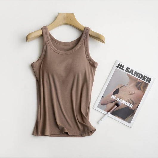 Camiseta Interior con Protector de Tirantes Integrado sin Costuras - Image 7