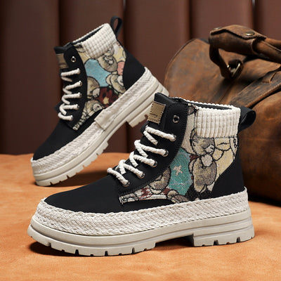Botas de Trabajo Altas Versátiles para Hombre - Estilo Casual Imprescindible - Image 3