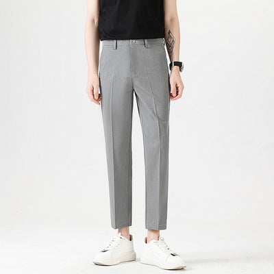 Pantalones Casuales Elásticos Slim Fit Lujo Ligero para Hombre - Image 12