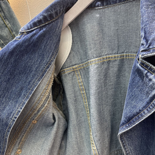 Chaqueta Denim Oversize Estilo Coreano con Botones Decorativos - Image 3