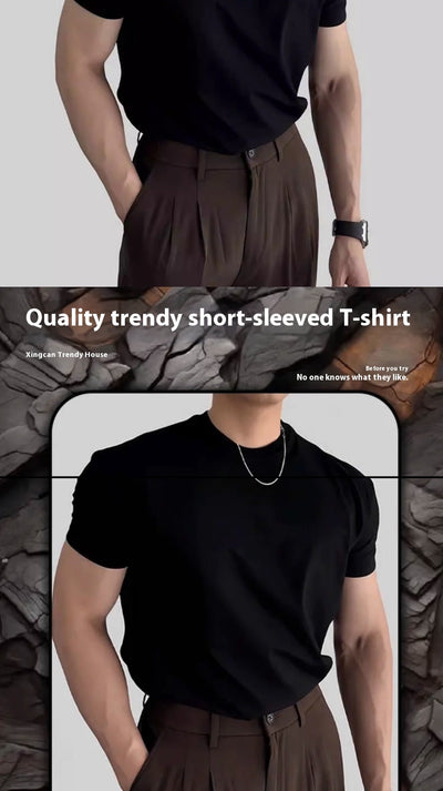 Camiseta Deportiva Manga Corta para Hombre - Ajuste Ceñido - Image 12