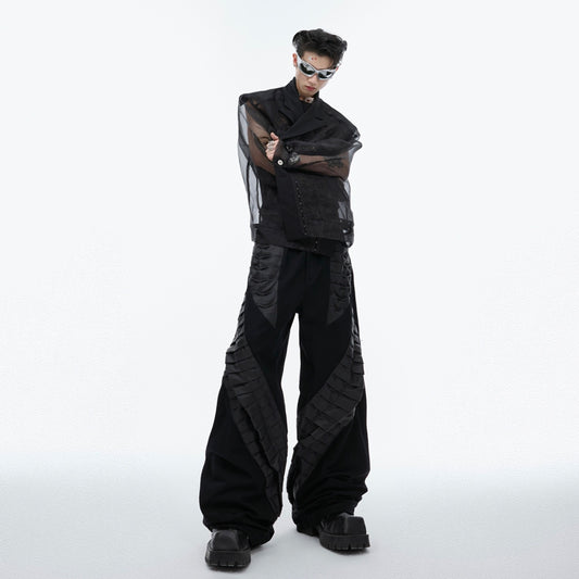 Pantalones Casuales Holgados con Costura Relajada
