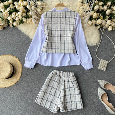 Chaleco Blazer Retro para Mujer - Traje Elegante de Temperamento - Image 5