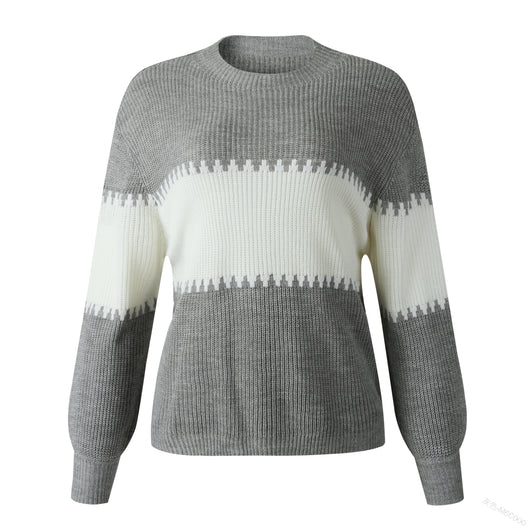 Blusa de Punto a Rayas con Mangas Farol - Estilo Moderno para Mujer - Image 5