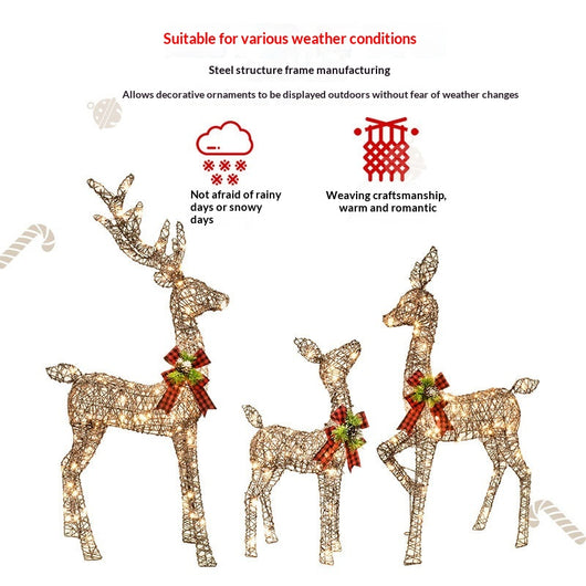 Lámpara Decorativa LED Reno Navideño con Luz Brillante - Image 5