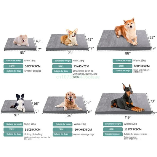Cama Reversible para Perros Medianos y Pequeños - Cuatro Estaciones, Resistente al Agua y Mordidas - Image 2