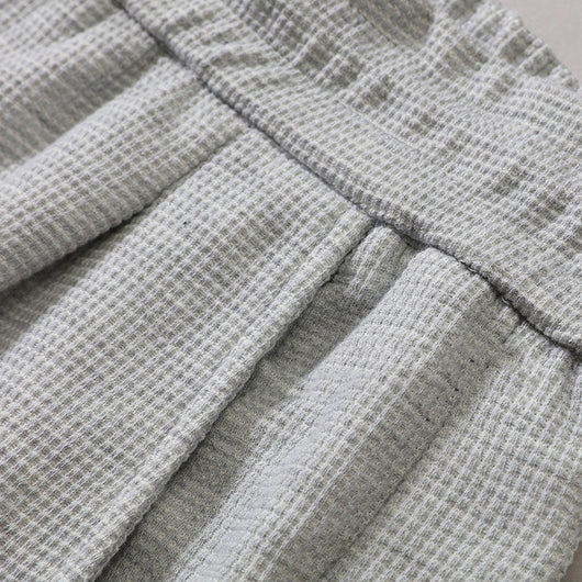 Pantalones Casuales Textura Waffle Talla Grande Cortos Juveniles - Image 10