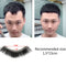 Pieza Capilar Hombre Cabello Natural Estilo V