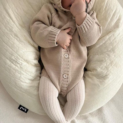 Suéter Tejido Infantil Forma Osito - Enterizo Acogedor para Bebés - Image 3