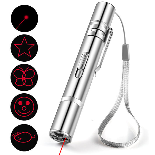 Puntero Láser Interactivo para Gatos y Perros - 5 Modos LED, Recargable USB - Image 2