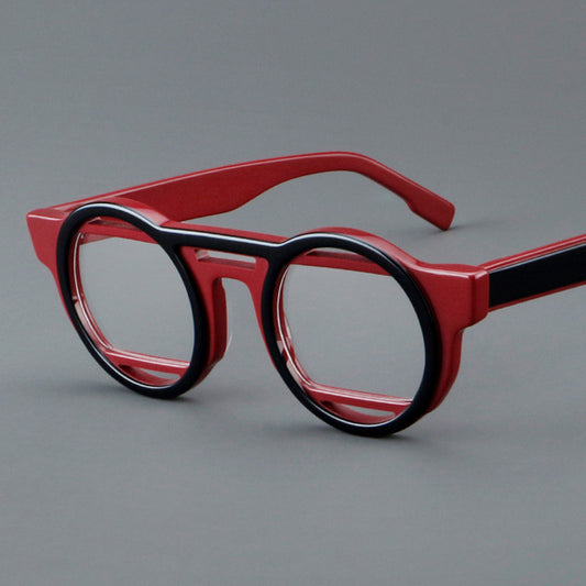 Armazón Retro de Metal para Lentes - Diseño Clásico