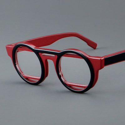 Armazón Retro de Metal para Lentes - Diseño Clásico