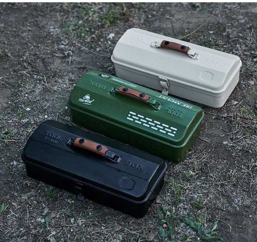 Caja de Herramientas para Camping Outdoor con Compartimentos y Stickers - Image 30