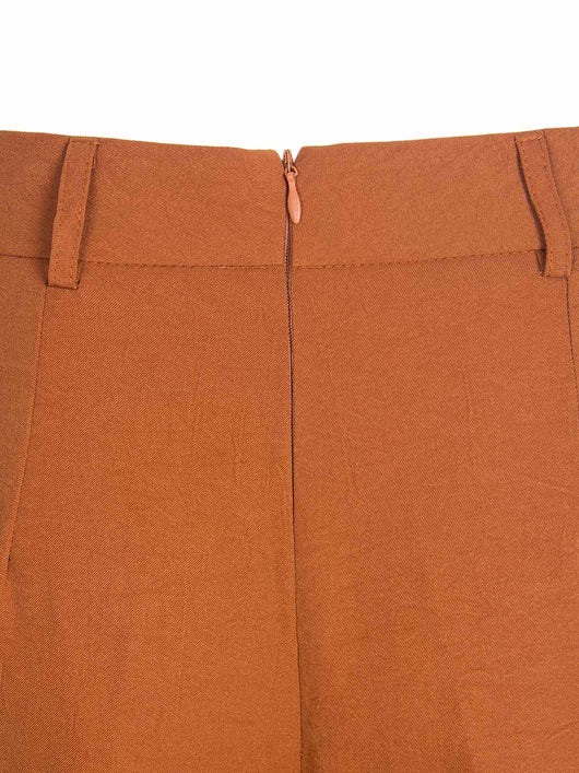 Pantalón Cropped Cintura Alta con Tirantes y Pierna Ancha - Image 10