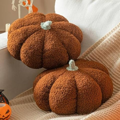 Almohada Decorativa Calabaza 3D - Cojín Otoñal para Acción de Gracias y Navidad - Image 3