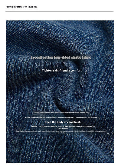 Jeans Skinny Retro Cintura Alta Elástico Tencel - Image 9