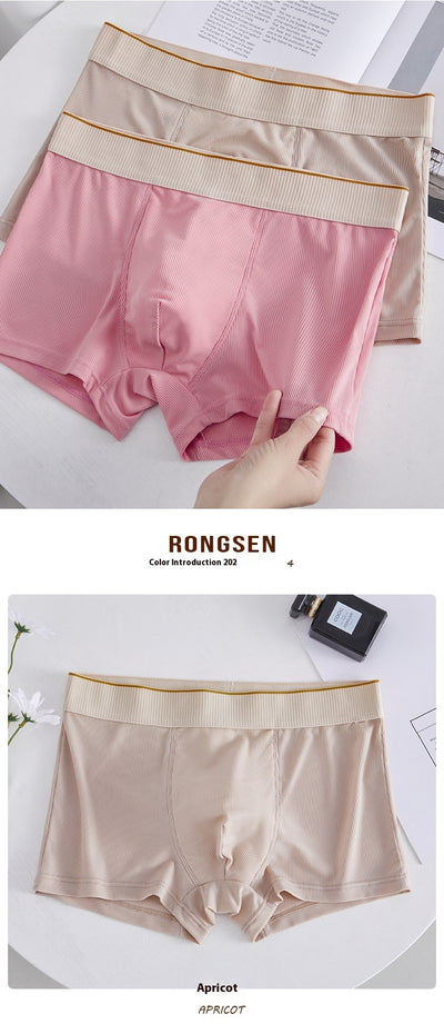 Bóxers de Seda Helada con Rayas para Hombre - Comodidad y Transpirabilidad - Image 13