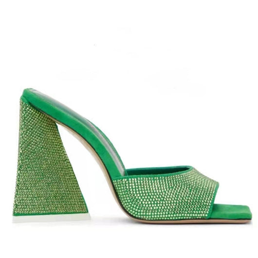 Sandalias de Tacón Cuadrado Grueso Talla Grande - Image 10