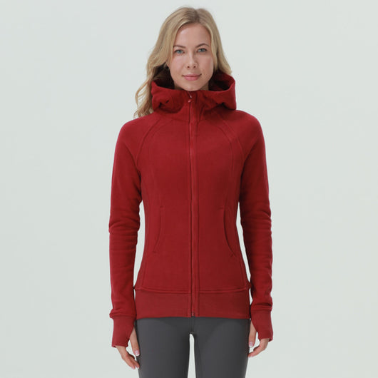 Sudadera Deportiva con Capucha y Cierre Completo para Yoga - Image 8