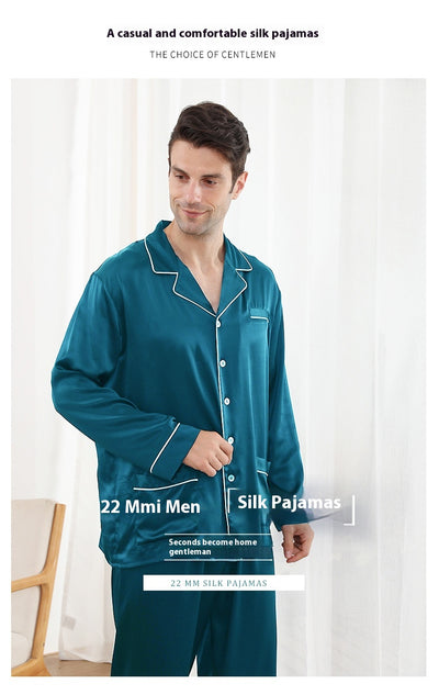 Pijama de Seda Mulberry 22M para Hombre - Comfort Premium - Image 14