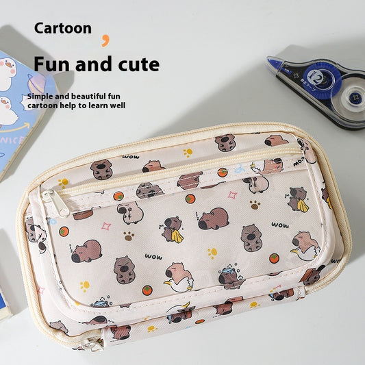 Estuche Escolar Infantil de Gran Capacidad con Diseño Cartoon - Image 2
