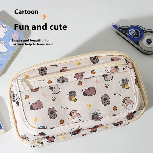 Estuche Escolar Infantil de Gran Capacidad con Diseño Cartoon - Image 2