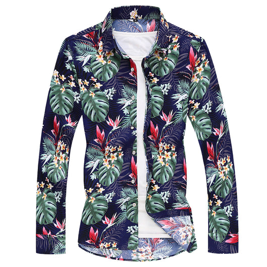 Camisa Estampada para Hombre Talla Grande - Colección Verano - Image 5