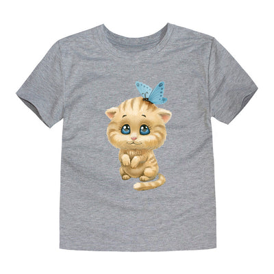 Playera Infantil con Estampado de Animales por Transferencia de Calor - Image 4