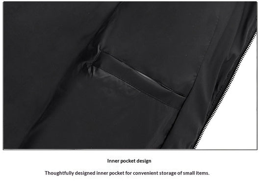Abrigo Impermeable con Capucha para Hombre - Chaqueta de Plumón Invierno - Image 14
