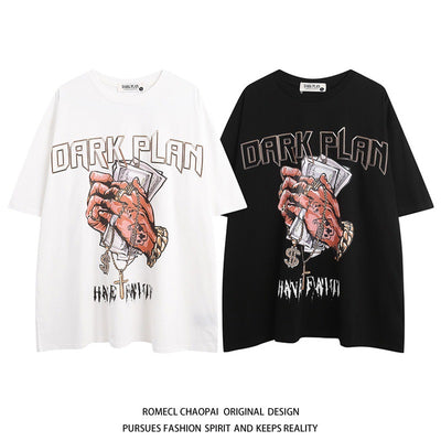 Playera Hip Hop Cuello Redondo Manga Corta Casual - Image 23