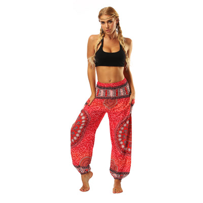 Pantalones de Yoga con Estampado Étnico para Mujer - Image 14