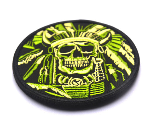 Parche Bordado Calavera Minimalista con Velcro - Image 11