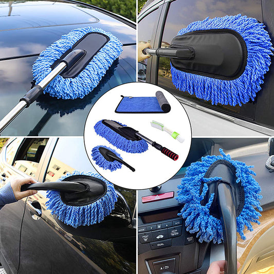 Recogedor de Polvo para Auto con Mango Retráctil y Microfibra - Image 2
