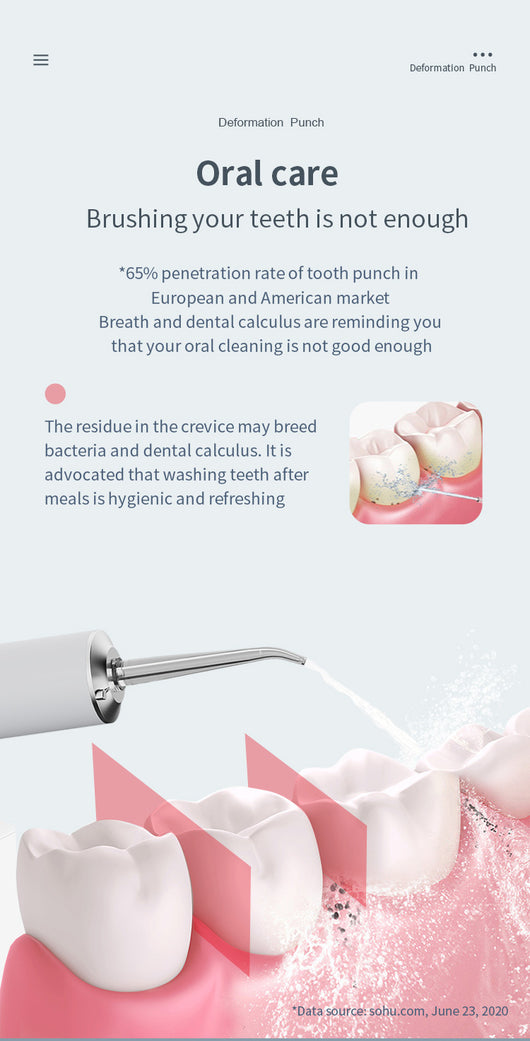 Irrigador Bucal Portátil 300ml - Limpiador Dental Eléctrico Profesional - Image 21