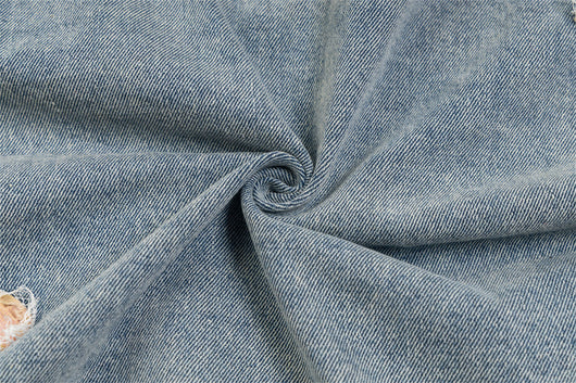 Chaqueta Denim con Costuras de Encaje y Detalles Rotos - Image 6
